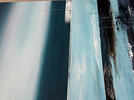 Beyond the Blue Divide diptych