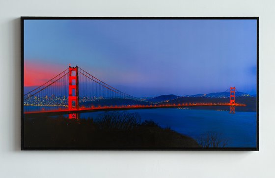 Golden Gate at dusk