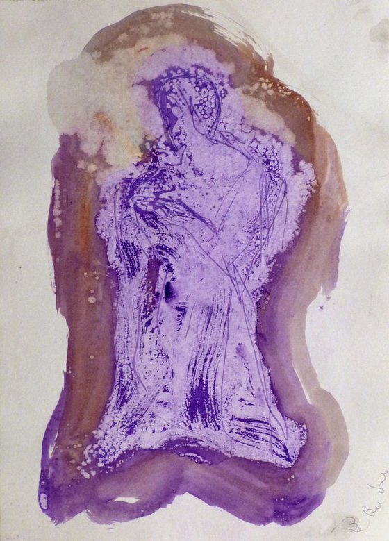 Prolegomena #65 , Acrylic on paper A3, 29x42 cm
