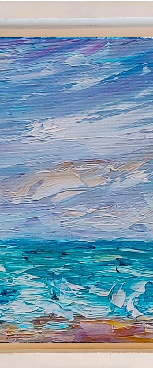 Windy Winter Swim by Niki Purcell