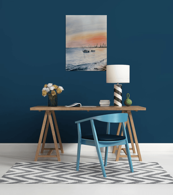 Calm Evening by the Water