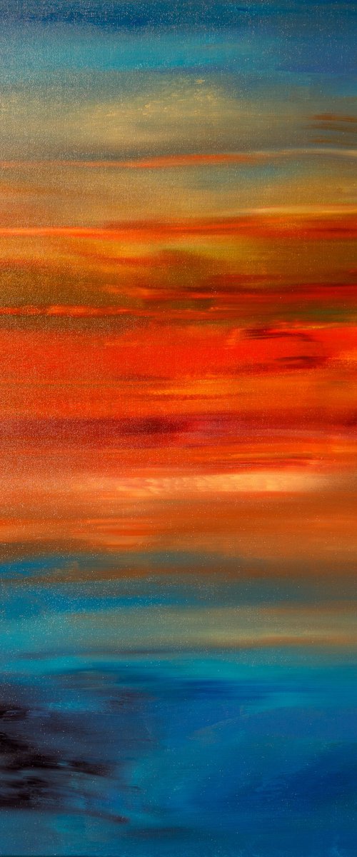 Sunset at Sea 3 by Phil Smith