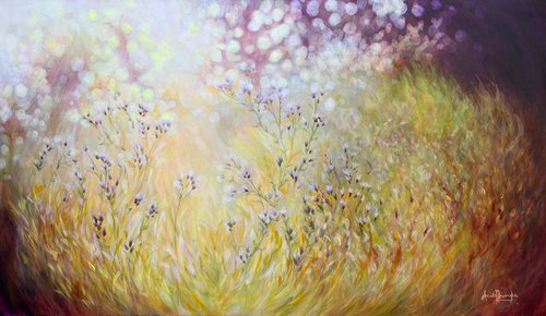 'Endings...Beginnings' -Wild Meadow painting by Anita Nowinska