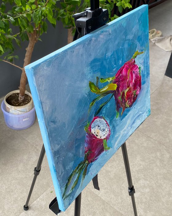 Dragon Fruit Still Life Art