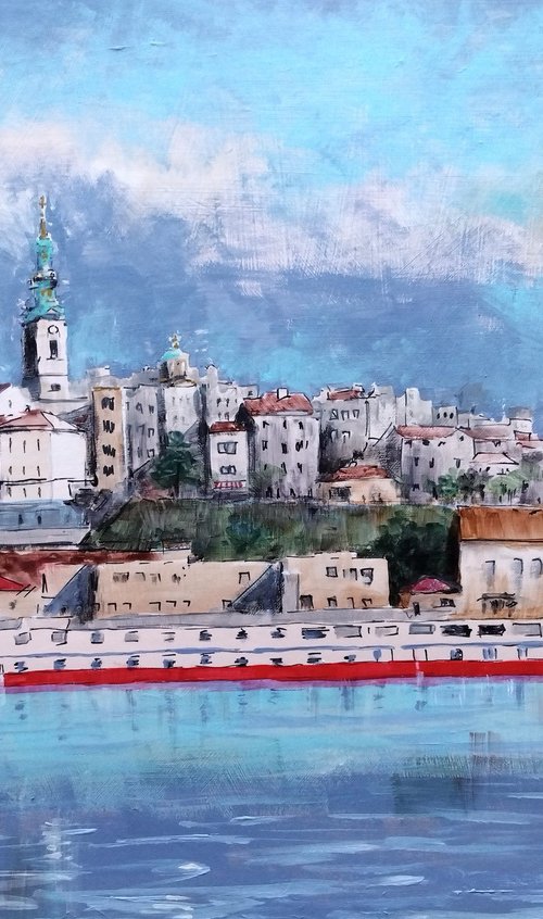 Savamala view Bgd 46x32 2024 by Nenad Kojić