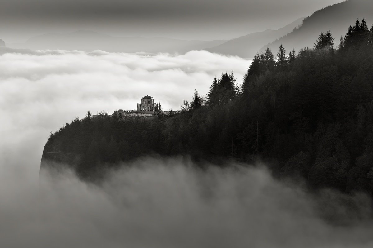 Photorealistic Landscape Photograph By Harv Greenberg, 36 X 24, Crown Point, Original Artwork