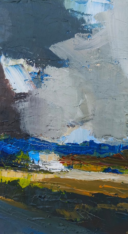 Landscape with a cottage #2 by mahonart75