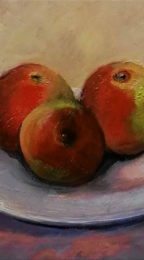Still life with Apples by Alan Harris