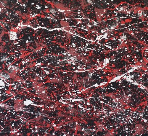 Abstract Modern ACRYLIC PAINTING on CANVAS by M.Y. by Max Yaskin