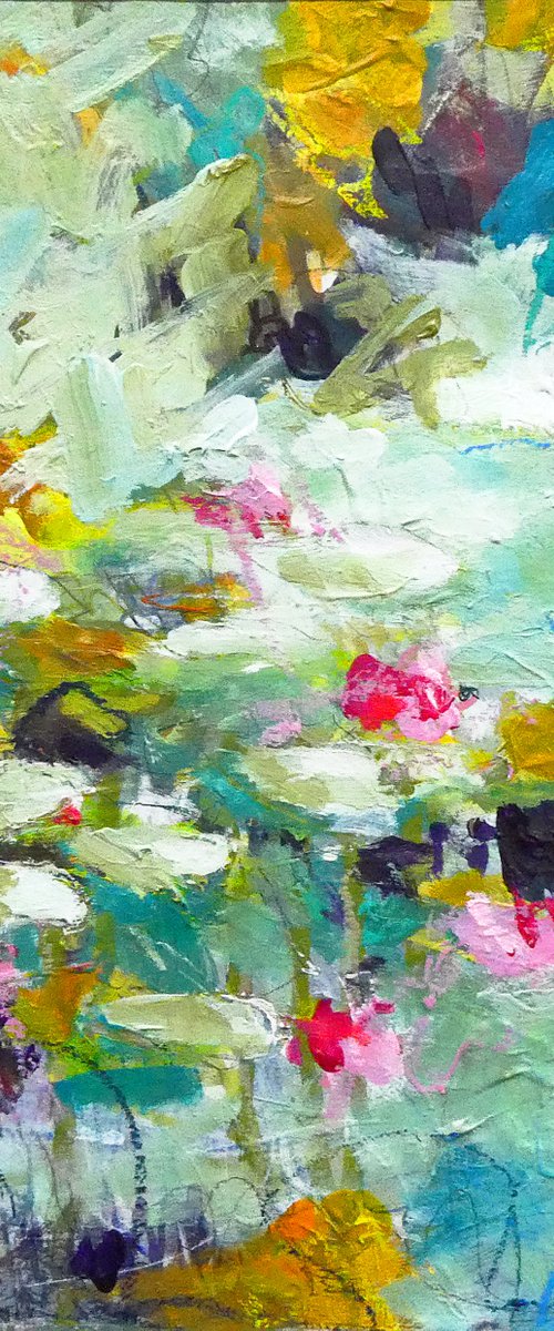 The Waterlily Pond by Irene Wilkes