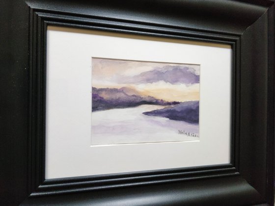 Highlands scenery, set of 6 paintings