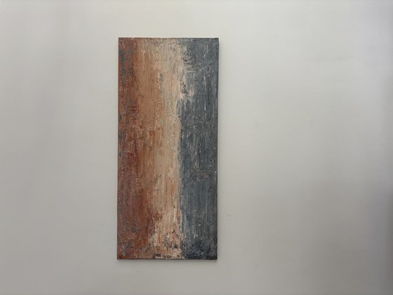„Where silence dwells“ 100x45x2 cm