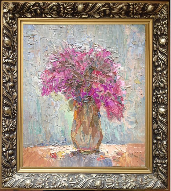 Lilac Flowers oil painting
