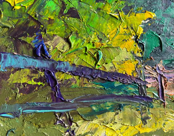 Lilac Bush in the Garden