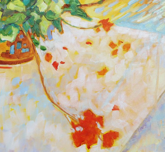 Sunshine and Geraniums