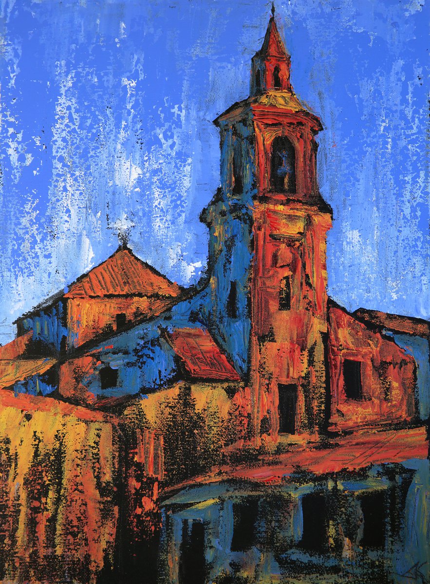 Iglesia de San Pedro Apstolo in Alba de Tormes city, Spain by Denis Kuvayev