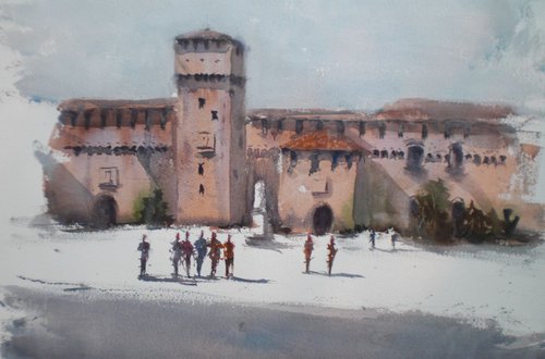 Sforzesco castle - Milano 1 by Giorgio Gosti