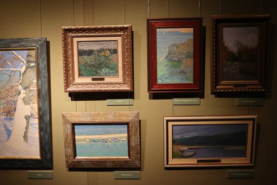 A lonely white sail gleams