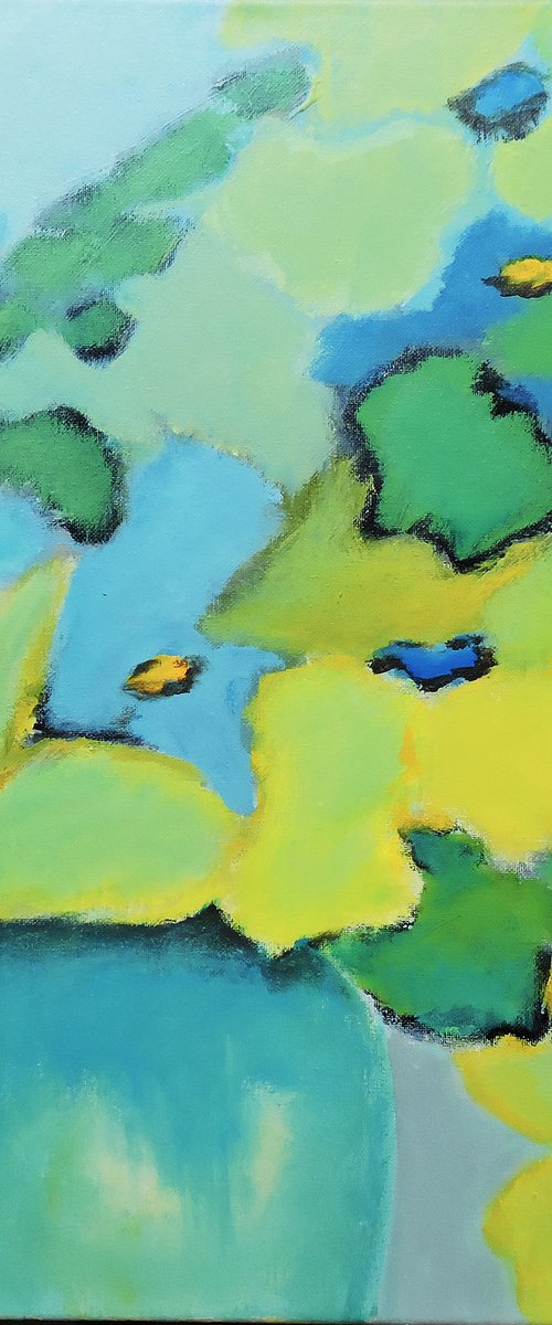 Yellow-Green Mood by Veta  Barker