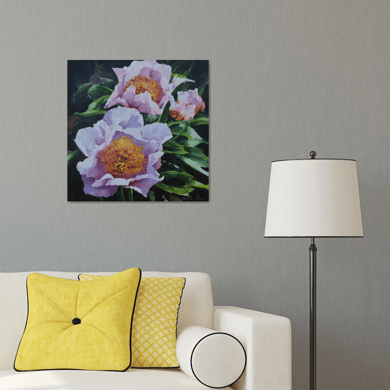 Pink peonies