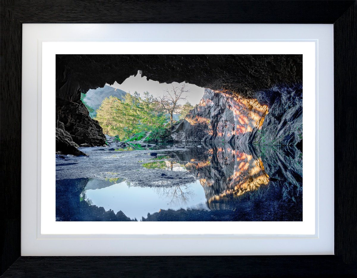 Photorealistic Photograph , Rydal Cave Lake District Uk By Michael Mchugh, 25 X 19, Artwork For Sale On Artfinder