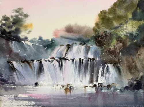 Waterfall #7 by Eugenia Gorbacheva