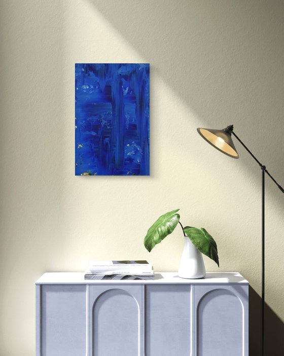 Blue, Unfolding
