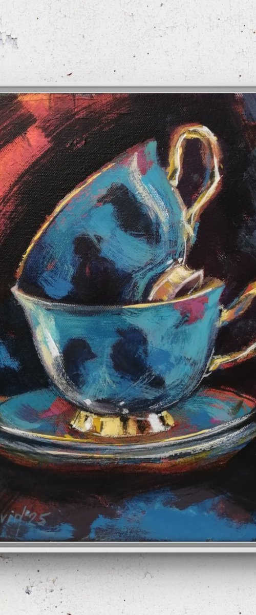 Zwei Teetassen by Olga David