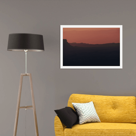 Sunrise over Ramon crater #8 | Limited Edition Fine Art Print 1 of 10 | 90 x 60 cm