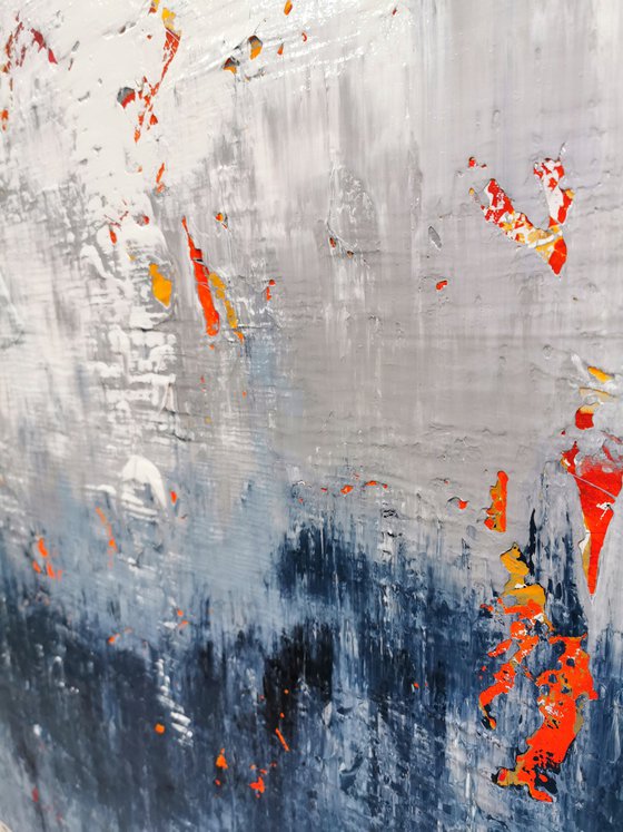 180x90cm. / abstract painting / Abstract 1231