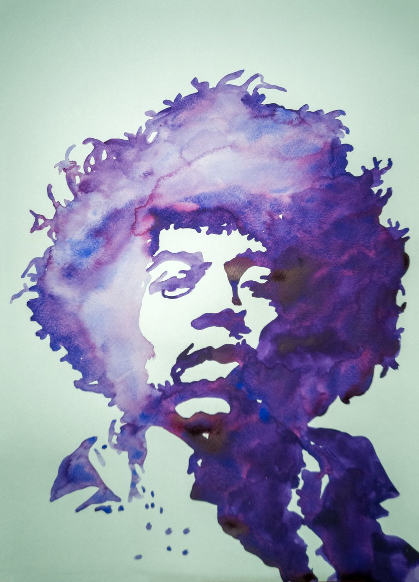 Jimi Hendrix by Aneta Gajos