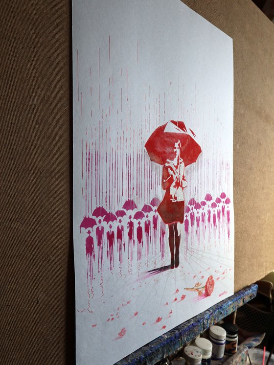 Fantasy with Flowers 336: paper 59x42cm