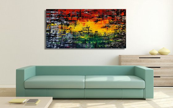 Pan-Africa [on heavy pro canvas] (160 x 80 cm) XXXL (64 x 32 inches)