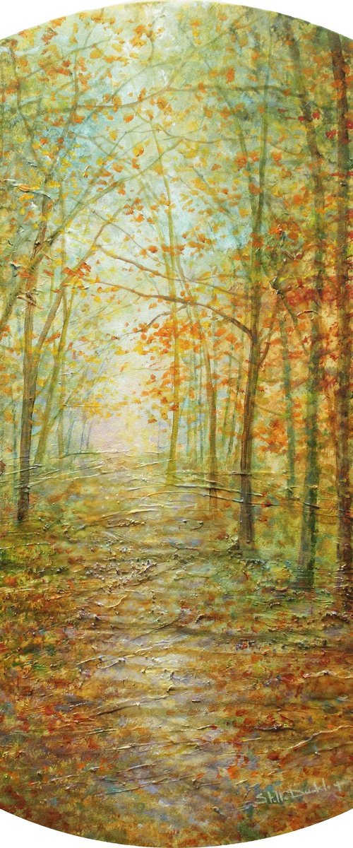 Autumn Trees II by Stella Dunkley