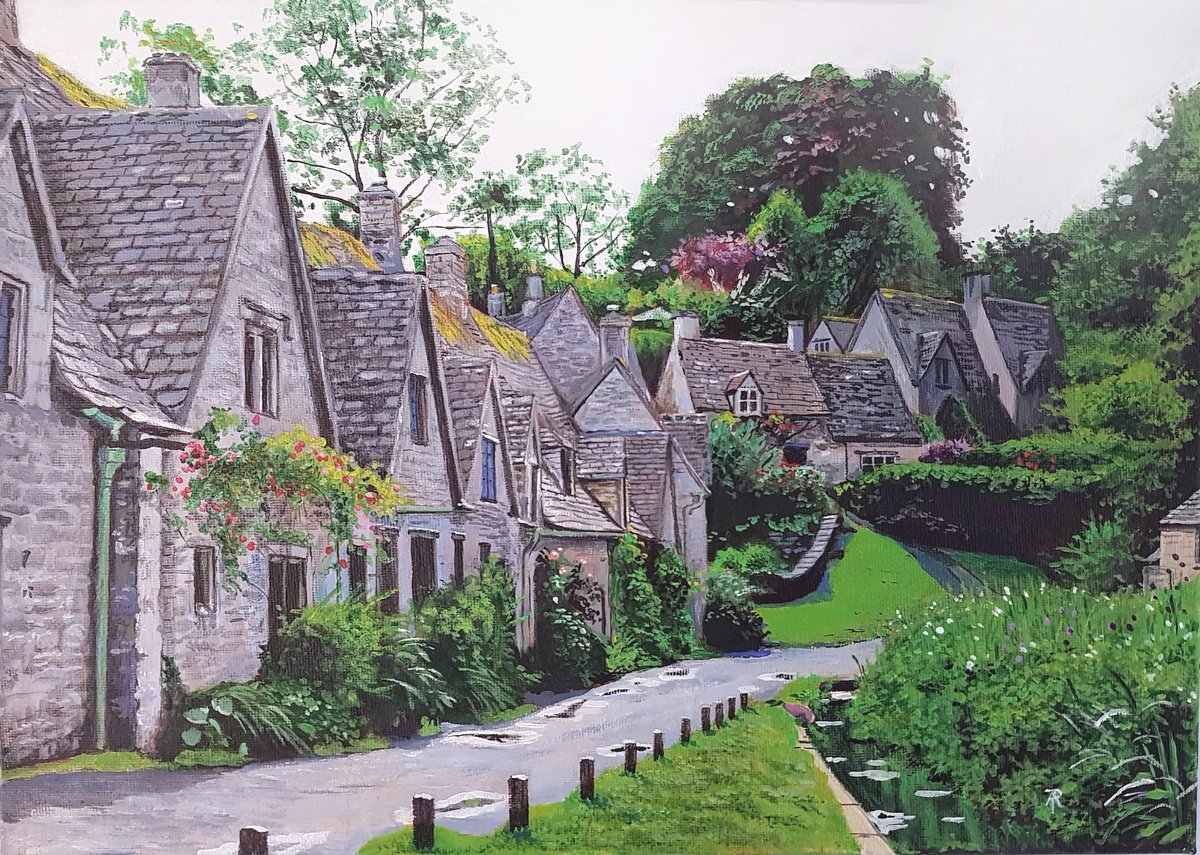 Arlington Row, Bibury by Adam R Tucker