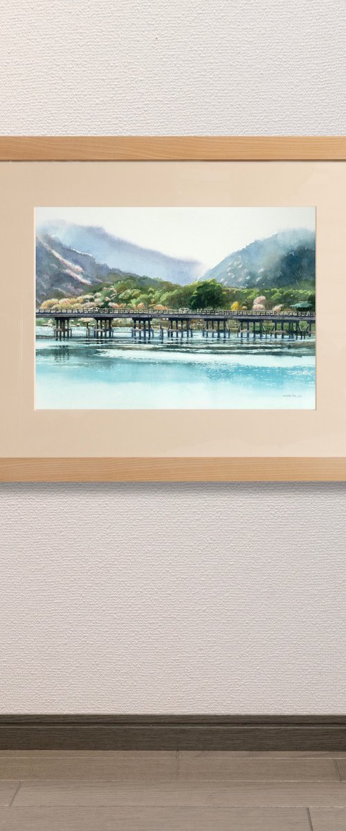 Togetsukyo Bridge in Arashiyama, Kyoto by Masato Watanabe