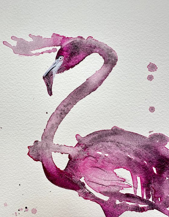 Birds: Blue Heron, Crane and Flamingo