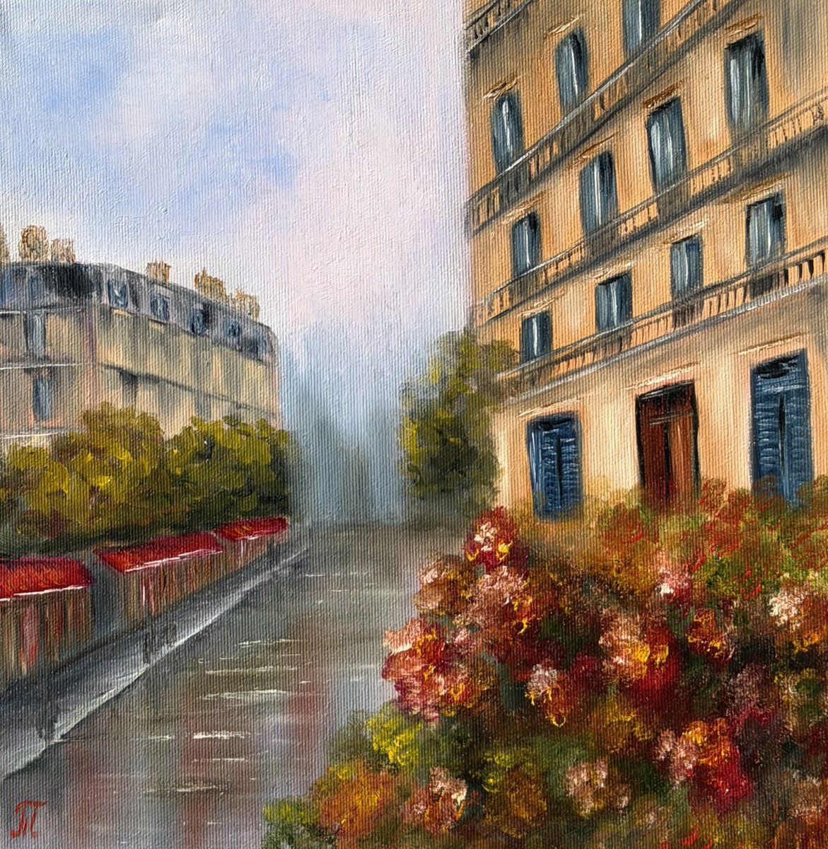 Quiet City Morning By Tanja Frost, 12 X 12, Artwork For Sale On Artfinder