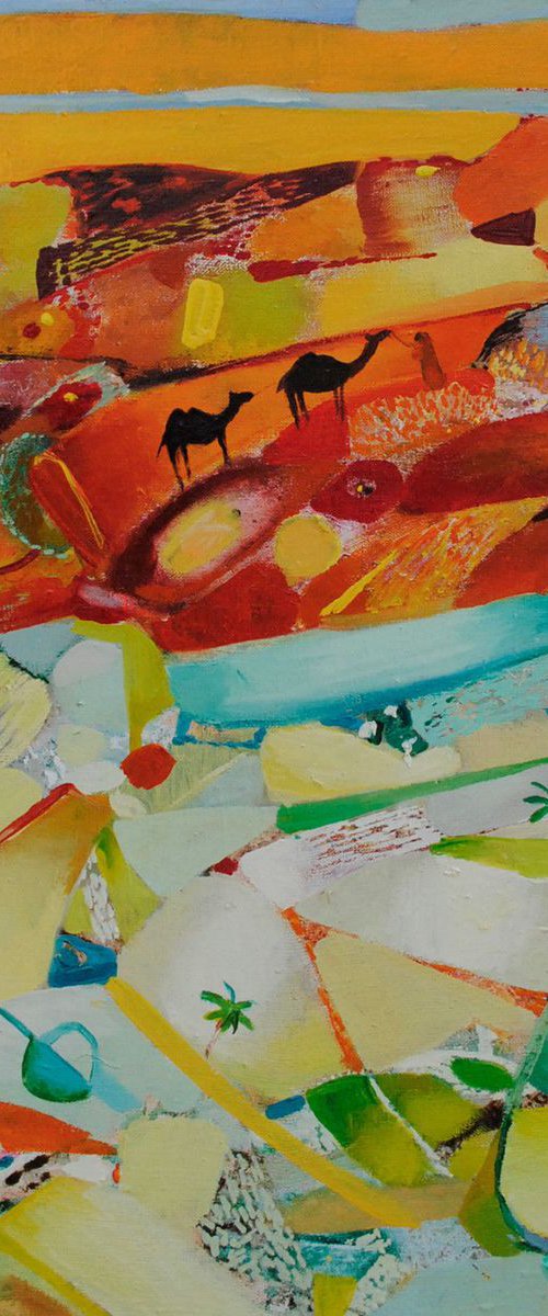 Abstract painting, abstract landscape by Kate Kulish