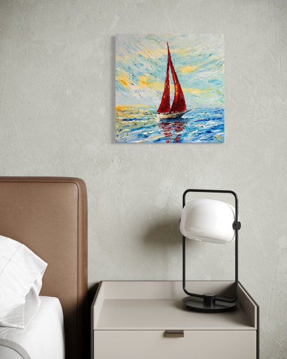 Scarlet Sails of Dawn