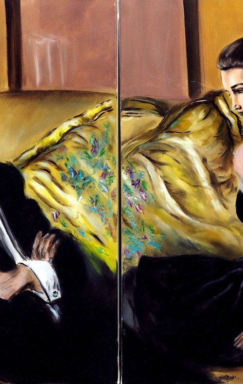 Longing - diptych by Ruslana Levandovska