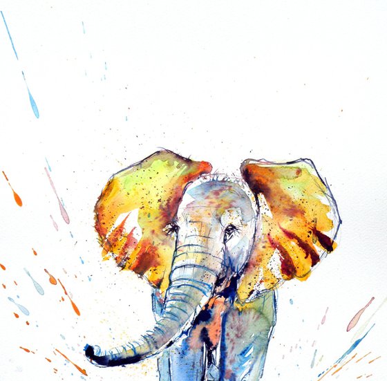 Colorful elephant