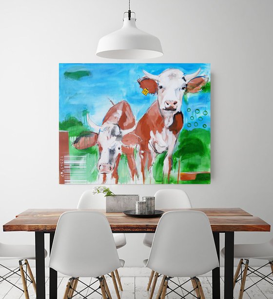 'COW NO 11' - Workseries Cows Coded