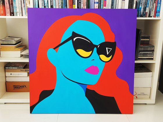 Pop Art Portrait - Elena Vladi (Red Queen)