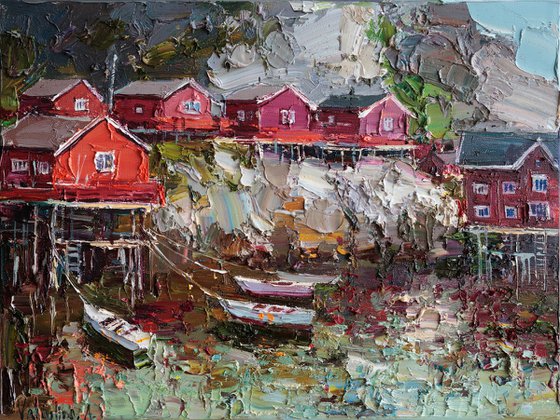 Fishing Village in Lofoten