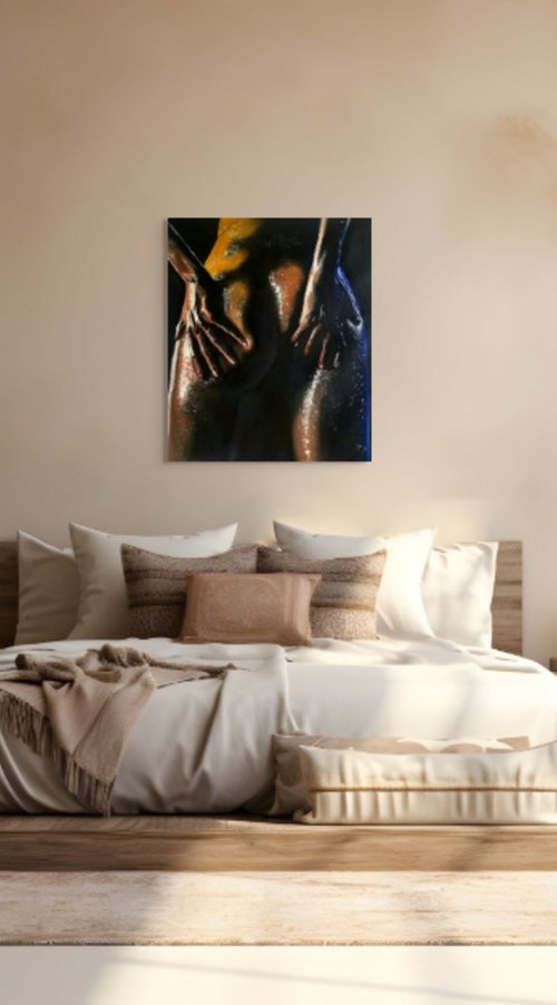 Shape Of Darkness - Erotic - Bedroom Decor by Kharl Louis-Jean