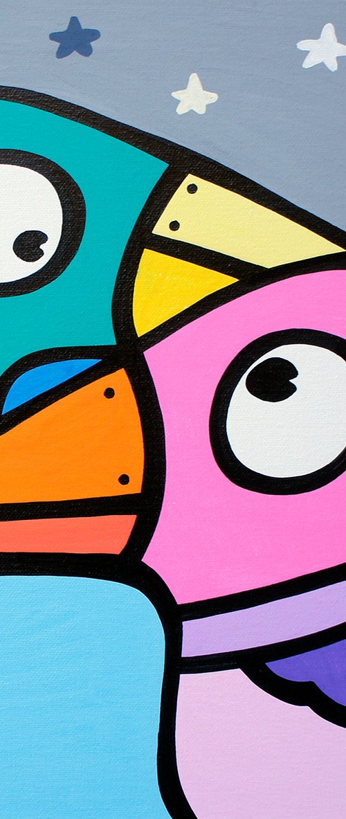 The Meeting (Ducks) by Kev Munday
