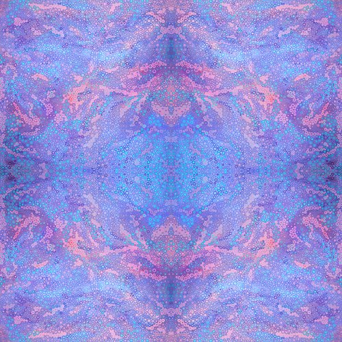 Jacaranda Blue Mandala by Jennifer Bell