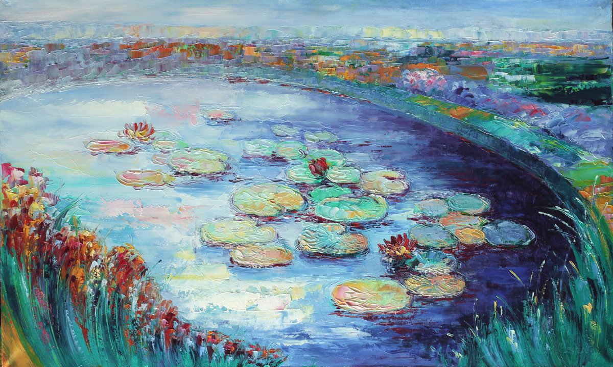 Lily pond # 2 by Marina Podgaevskaya