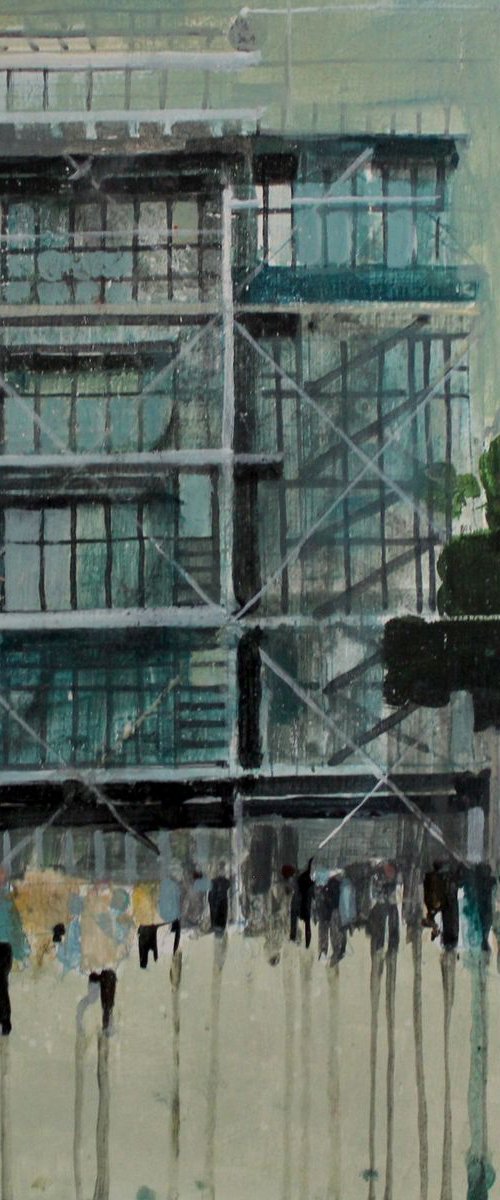 Pompidou Centre, Paris by Julian Sutherland-Beatson